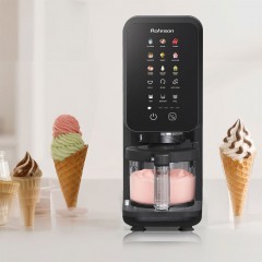 Rohnson R-5655 Velvet Creme Παγωτομηχανή 3x1.35lt Μαύρη